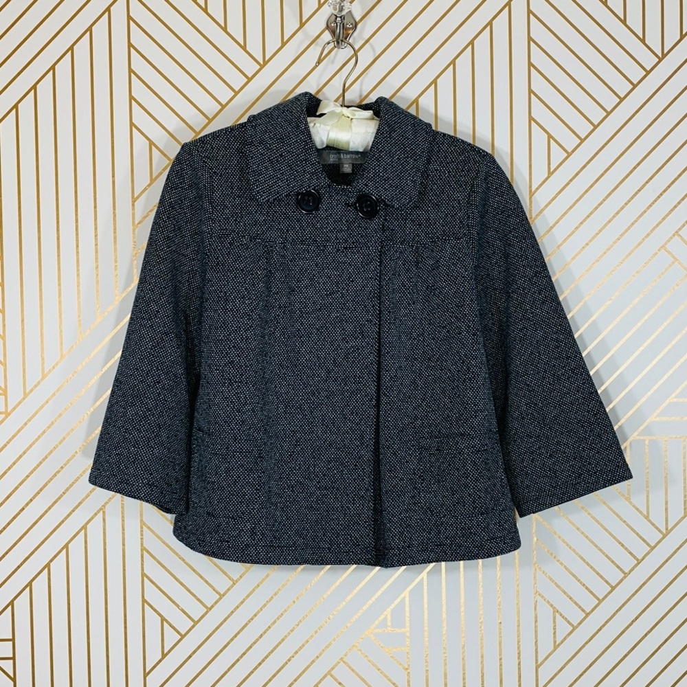 Croft & Barrow Petite Black & White Jacket